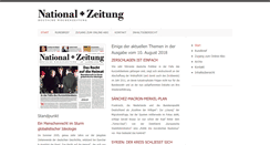 Desktop Screenshot of national-zeitung.de