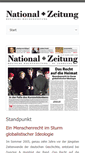 Mobile Screenshot of national-zeitung.de