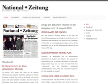 Tablet Screenshot of national-zeitung.de